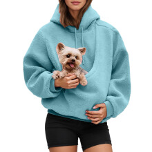 Hoodie Rómhór le Póca Peataí do Mháithreacha