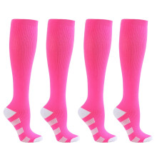 Calze a compressione a gamba larga, calze di supporto per infermieri, Runningpink