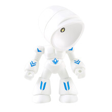 Nastavitelné LED robotické noční světlo s magnetickou základnou - Přenosná stolní lampa s více úhly pro dekoraci ložnice - Bateriové
