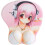 Mousepad ergonômico de espuma viscoelástica 10,6 x 9 polegadas 1