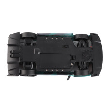 Coche RC de derrape de 2,4 GHz: 24 pulgadas, 30 km/h, tracción a las cuatro ruedas, luces delanteras, inferiores y traseras, ruedas reemplazables.