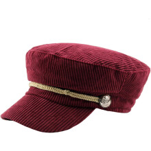 Cord-Schiebermütze für Damen – Weiche Vintage-Herbst-Wintermütze im Stil von Zeitungsjungen, Taxifahrern, Gatsby und Malern
