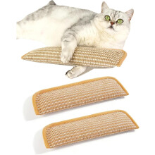 Catnip Chew Toy with Organic Catnip Soft Sisal Kicker Pillow