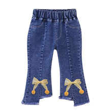 Ediodpoh Baby Mädchen Jeans Kleinkind Kinder Hosen Jeans Weiche Jeans mit elastischem Bund Mädchen Hosen Gelb_004 6-12 Monate
