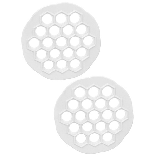 2-delige pierogi-pers – wit