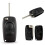 Folding Flip  Remote Car Key Shell Case for  166, 2 Button Uncut Blade Replacement Key Fob Housing 4