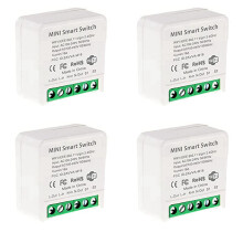 4-pak mini WiFi smart relæ-switchmodul