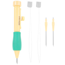 Stickwerkzeug-Set mit Punch Needle – Kunststoff & Eisen