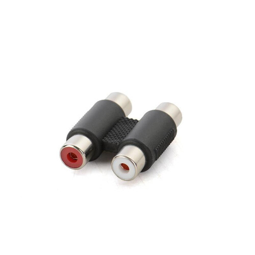 Conector RCA fêmea-fêmea para áudio e vídeo