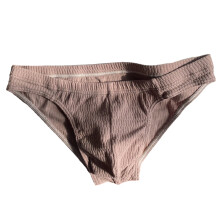 Slips pour hommes, taille basse, élastique, respirants, armatures lisses, effet froissé, pour un usage quotidien