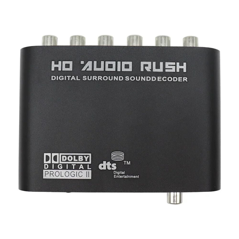 Dac Audio Decoder 5.1 Channel Optical Coaxial Rca 9499224302860