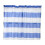 Κουρτίνα μπάνιου με σχέδιο Roman Blue 72x72 ίντσες 1