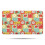 Tapete de banheiro floral antiderrapante em microfibra, 43 x 76 cm (17 x 30 polegadas) 1