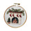Christmas Embroidery Kit Christmas Pattern DIY Needlepoint Set with Instructions Fireplace 1