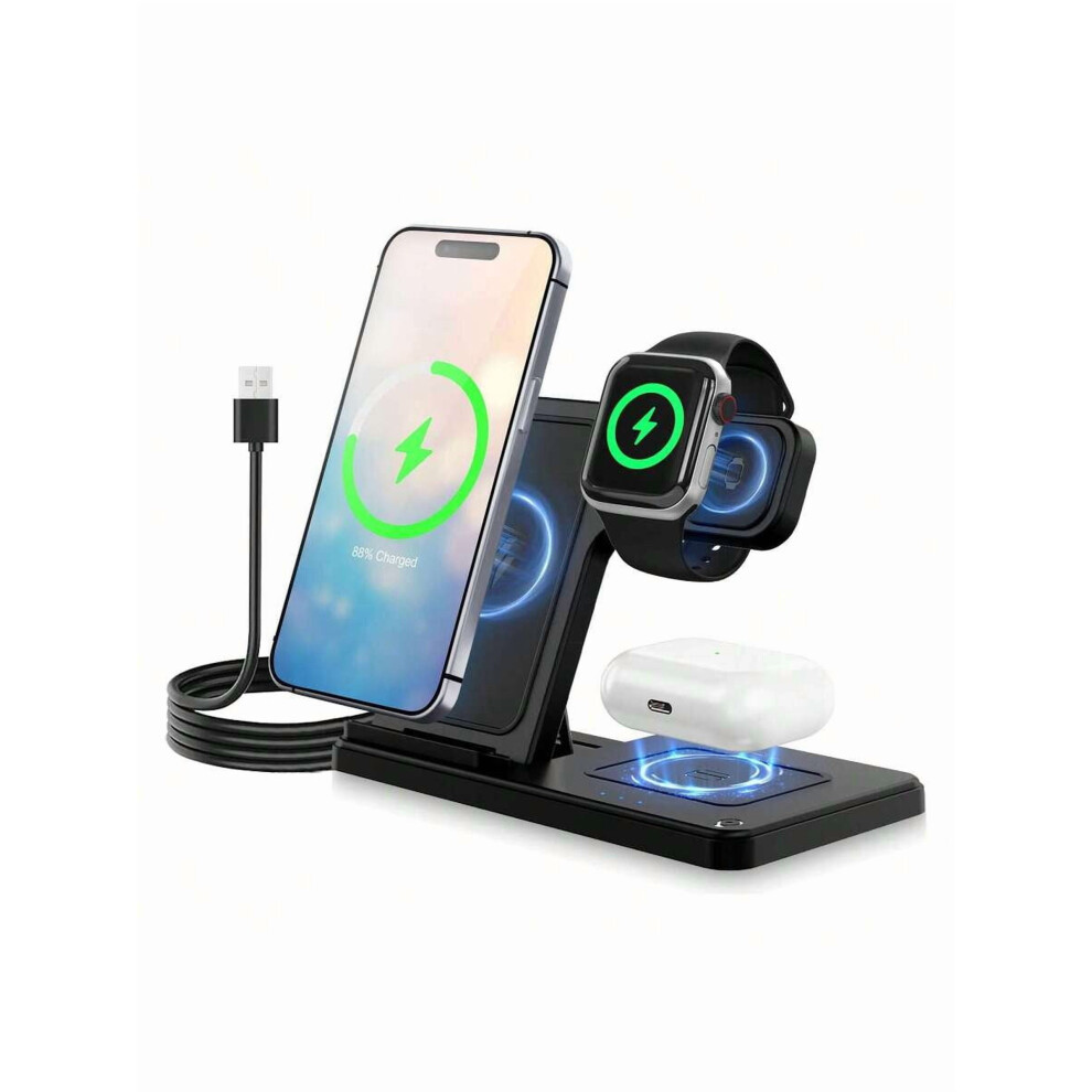 3-In-1 Foldable Magsafe Wireless Charger 15W 9450273272580