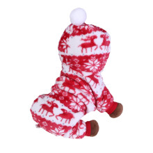 HEMOTON Weihnachts-Hundeoverall-Partykostüm - Festliche Kleidung für Haustiere