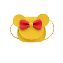 GASTROPOD Mädchenhandtasche, verstellbare kleine Handtasche für Damen, geräumige, kompakte Schultertasche für Kinder mit Schleifendesign und