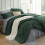 Full Size Comforter Set Reversible Forest Green 7-Piece 1