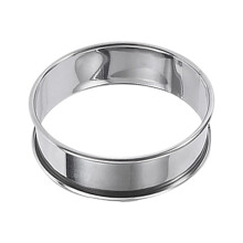 Aros para muffins ingleses de acero inoxidable, 6 unidades, 10 cm