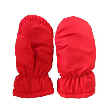 Kids Gloves Fleece-Lined Cozy Kids Gloves Winter Anti-Slip Grip Gloves for Kids,Red