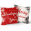 Capas de Almofada Vermelhas de Natal 45x45cm, Conjunto de 2 1