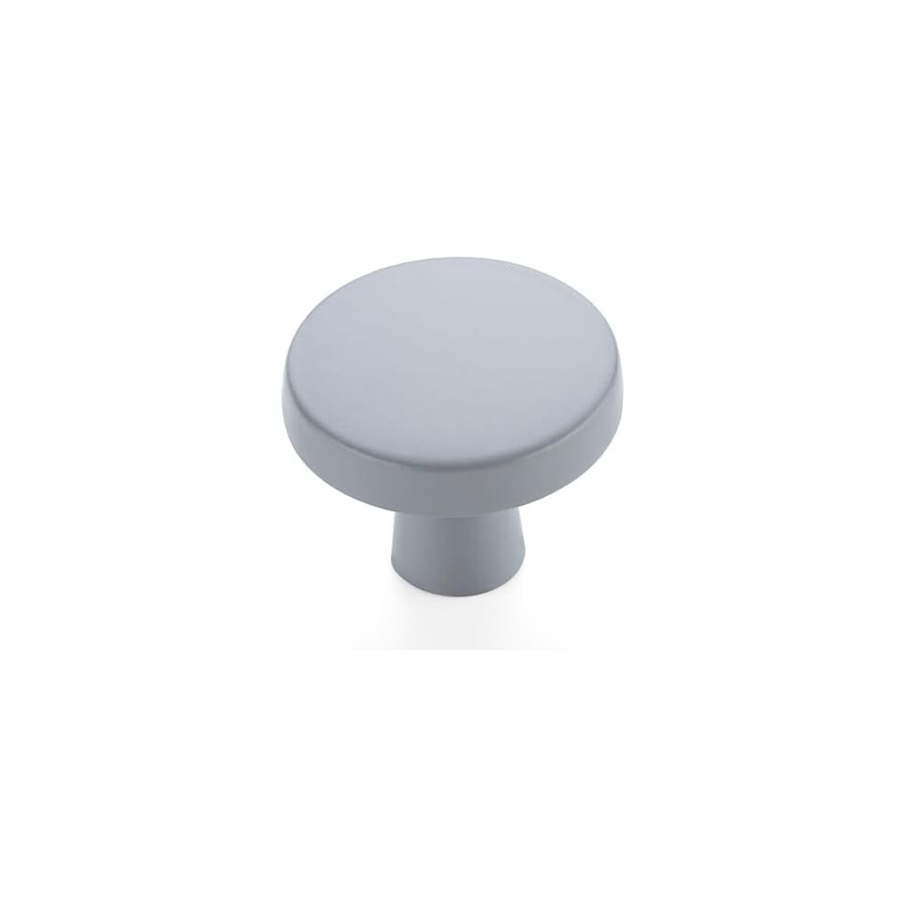 10-Pack 1.25" Round Grey Drawer Pulls For Kitchen Cabinets & Dressers Â Compatible With Standard Cupboard Hardware 9485826357209