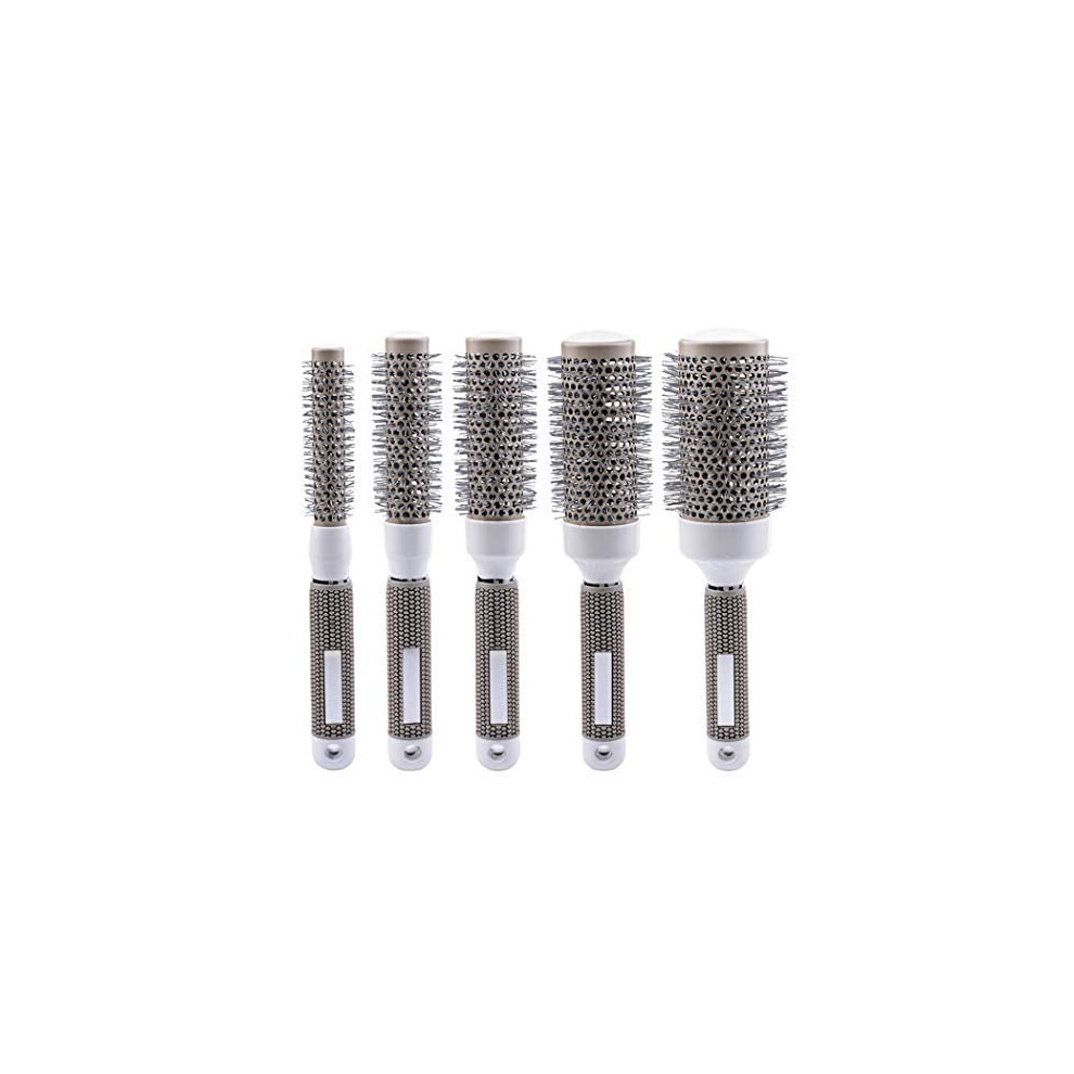 Ceramic Ion Round Hair Brush for Blow Drying and Curling