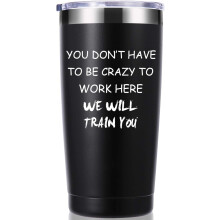 20oz rolig "Du behöver inte vara galen"-tumbler