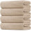 Conjunto de 4 toalhas de banho waffle de 400 g/m² 1