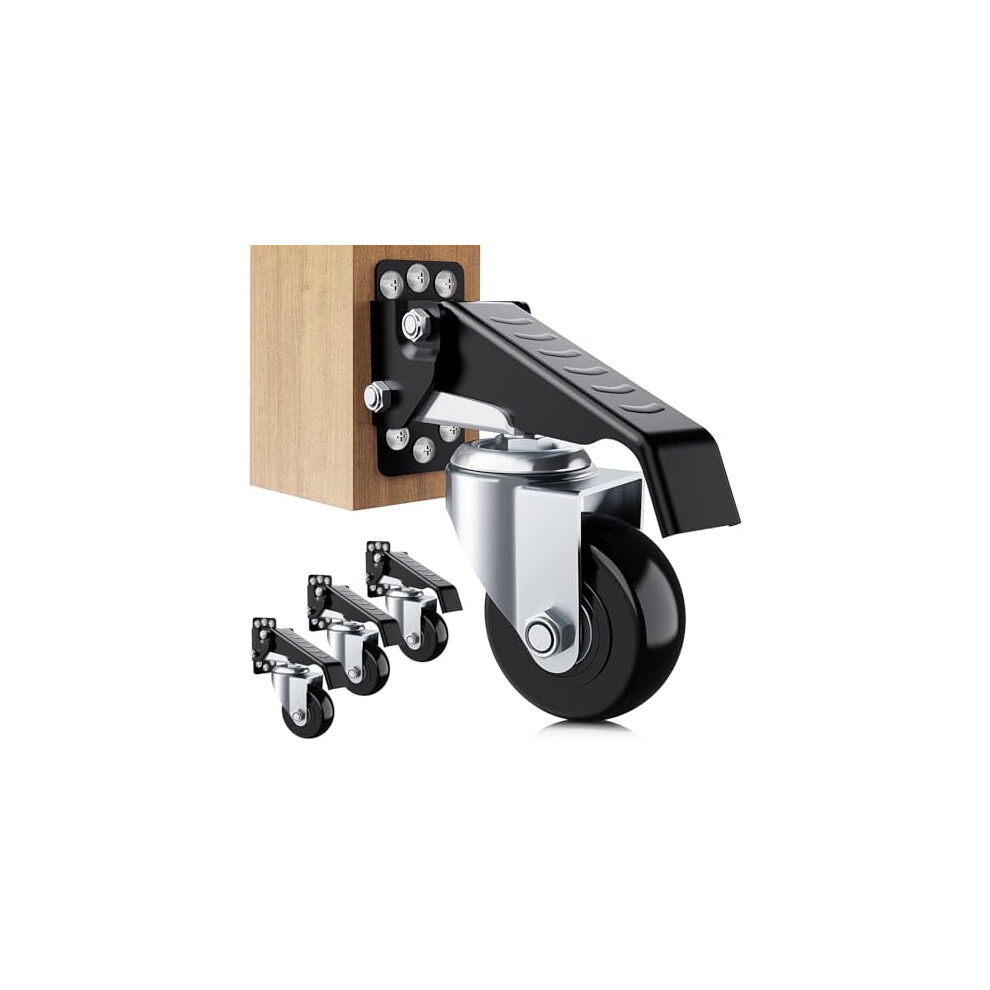 Heavy Duty 2.5" Retractable Casters Â Set Of 4 9104899484864