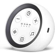 White Noise Machine with 32 Sounds, 36 Volume Levels & 4 Timers – Pink Brown Noise for Baby, Kid, Adult, Office – Compatible with Sleep Sound