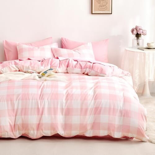 Gingham-påslakanset Queen Size Buffalo Check
