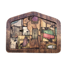 Statuetta puzzle in legno di Gesù Gallickan, presepe, puzzle per adulti e bambini, decorazioni natalizie, sculture Estar, accessori!