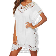 Lavaport Femei Sexy De vară Dantelă Croșetat Bikini Cover Up Costum de baie Costum de baie Beach Dress