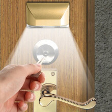 Volity LED Intelligente Schlüssellochleuchte mit automatischem Sensor, batteriebetrieben, Bewegungsmelder-Nachtlicht für Schlüsselloch, Schrank,