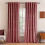 Fløjlsgardiner Dusty Rose Pink 108 tommer 2 paneler 1