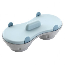 Microwave Double Egg Poacher with Lid
