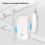 Tuya ZigBee  Electric Curtain Robot Timing Auto Opener Closer Light Sensor App Remote Control 4