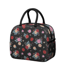 Sac isotherme à motif floral pour femme – Étanche, idéal pour le travail, la plage, les voyages, les pique-niques et le camping ; compatible