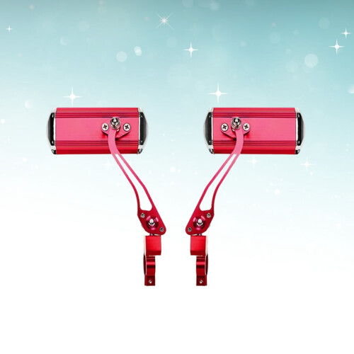 Bike Rear View Mirror Blast-resistant Bicycle Handlebar Red