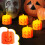 Φωτάκια κολοκύθας για το Halloween, φωτιστικό κεριού LED για το Halloween, διακόσμηση για το 1