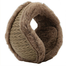 Ear Warmers for Women,Cozy Inner Fleece Ear Muffs for Kids,Cold Weather Resistance Womens Ear Muffs,Brown