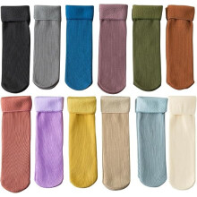 Κάλτσες Luviess Fleece Cozy για Γυναίκες Ηλικιωμένων, Fleececozy Ultra Soft Velvet Slim Θερμικές Κάλτσες,