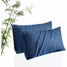 Fundas de almohada de rayón de bambú, 20 x 54 pulgadas, paquete de 2.