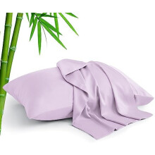 Juego de 2 fundas de almohada tamaño King – Rayón de bambú refrescante