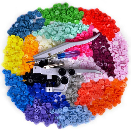 Kit de alicates KAM con botones de plástico T5 de 300x12 mm