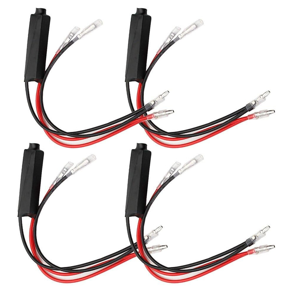4 X Universal 12V Motorcycle Turn Signal Led Load Resistor Flash Blinker Fix Error 9152228240254