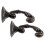 Worgeous2pcs Vintage Γάντζος Παλτού από Κράμα Ψευδαργύρου για Αποθήκευση σε Είσοδο ή 1