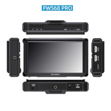 FEELWORLD FW568 PRO 6-Tums DSLR-Skärm 1200 Nit Hög Ljusstyrka 60Hz 4K -Kompatibel för Kamerarigg Gimbal