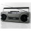 Radio kasetowe Stereo Bluetooth SRR80TI Srebrny 6